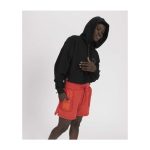 Team Rocket HQ Collection Black Fleece Crop Hoodie – Adult - Image 6