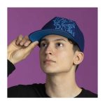 Mega Gyarados Blue Flat-Bill Hat (One Size-Adult) - Image 8