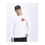 Team Rocket HQ Collection White Relaxed Fit Long-Sleeve T-Shirt – Adult - Image 3