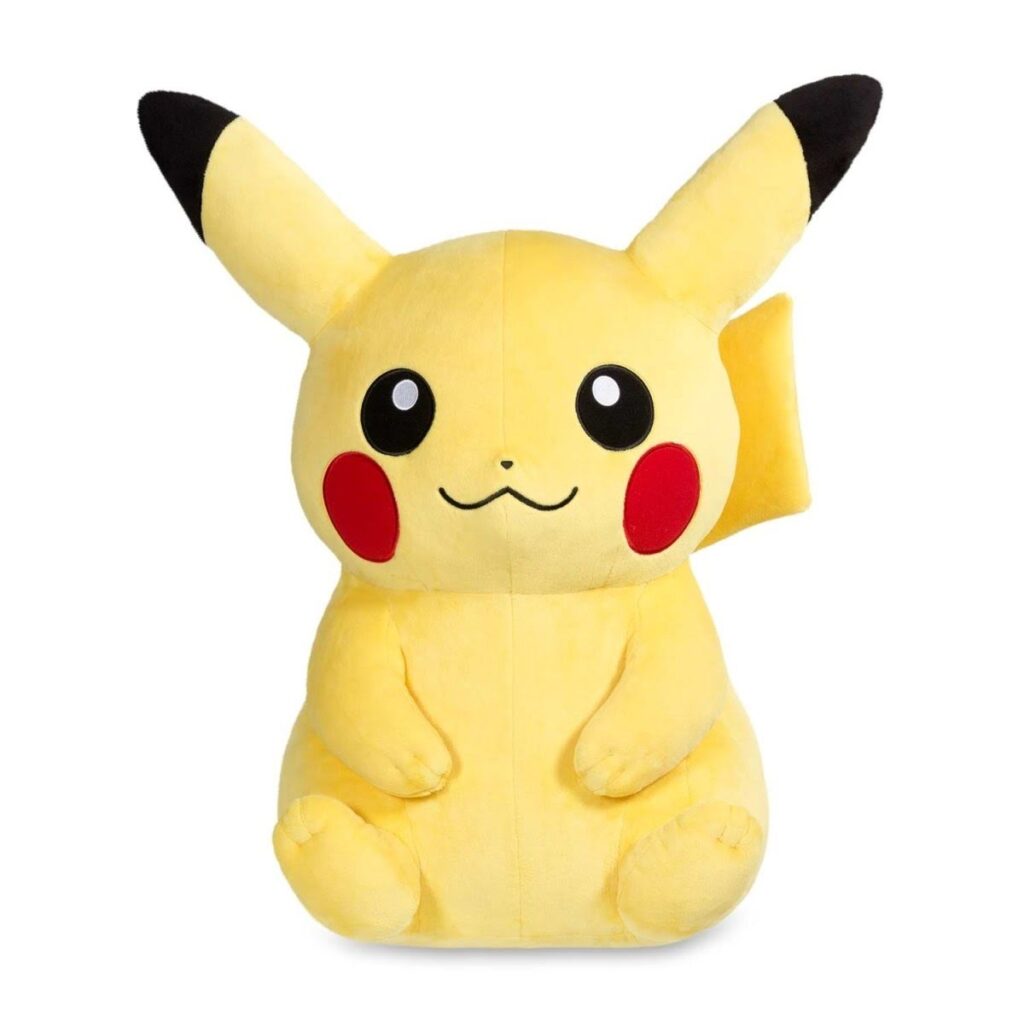 0fc7ab73-34ac-5889-8cbb-c8d417fe1ff6-1024x1024-1.jpg Pikachu Poké Plush – 26 ¾ In. - Image 1