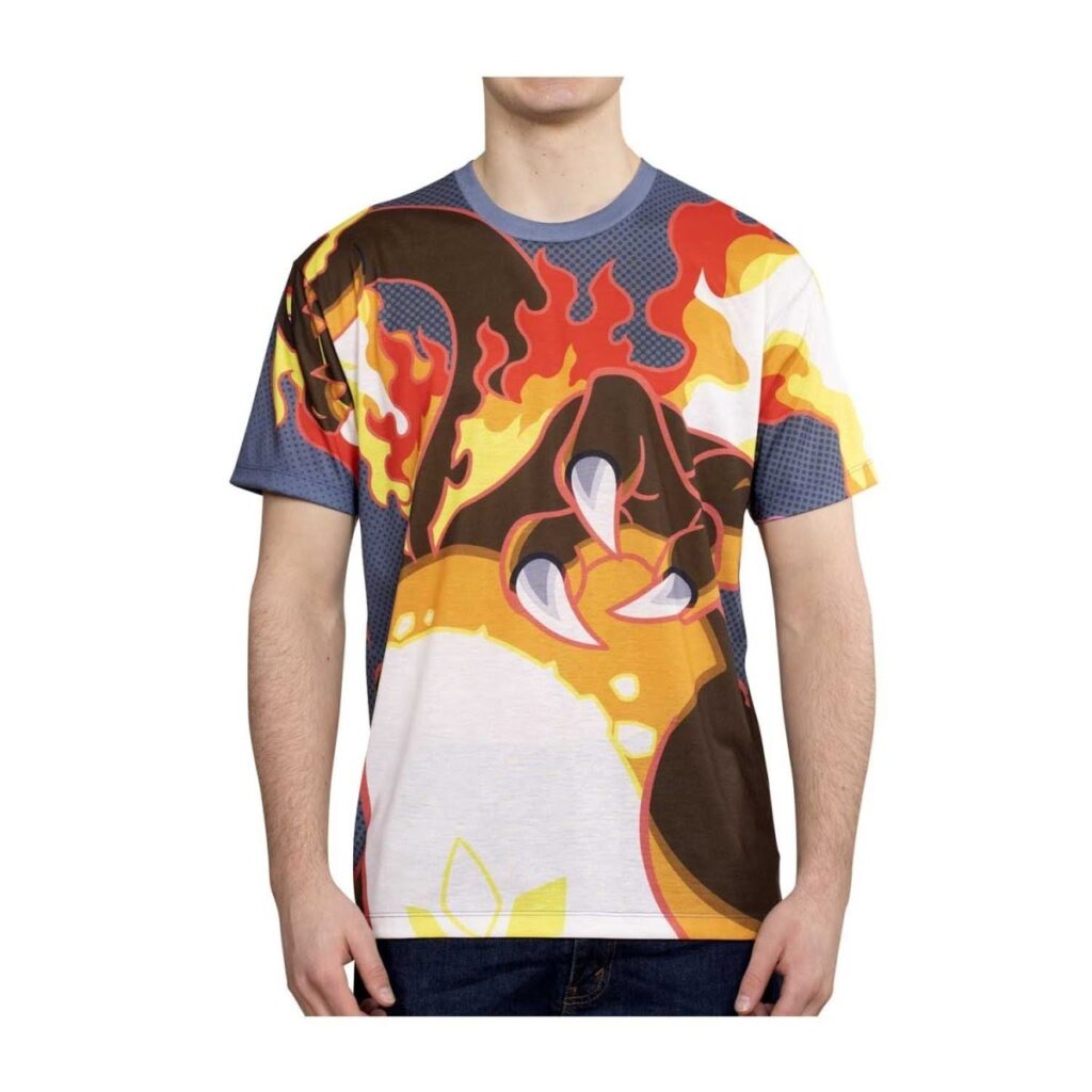 1171985b-7a09-58e0-bd3b-19dce59e8a56-1024x1024-1.jpg Gigantamax Charizard Allover-Print T-Shirt – Adult - Image 1