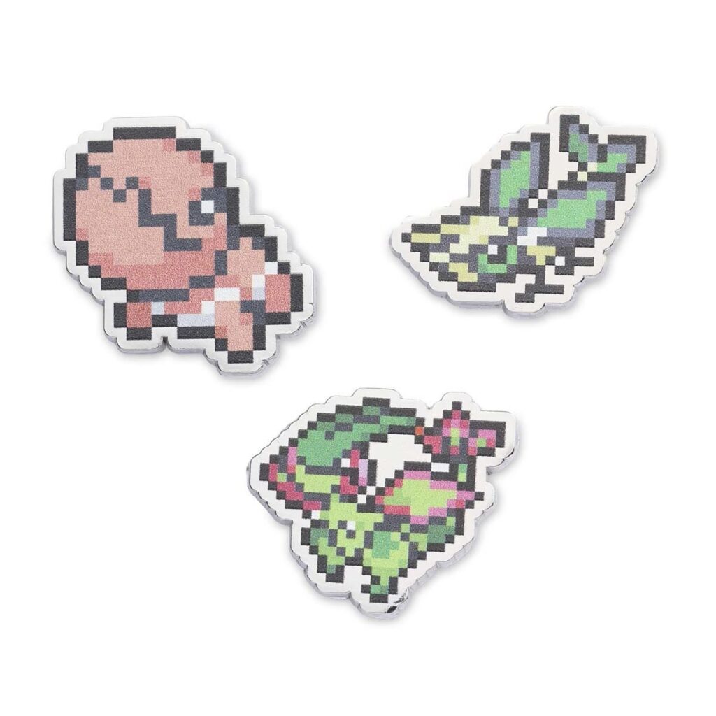 11d358f9-50e8-52e5-9693-062ddc48e6ec-1024x1024-1.jpg Trapinch, Vibrava & Flygon Pokémon Pixel Pins (3-Pack) - Image 1
