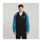 Mega Charizard Y Black Zip-Up Hoodie – Adult - Image 3