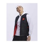 Team Rocket HQ Collection Black & Red Reversible Quilted Utility Vest – Adult - Image 3