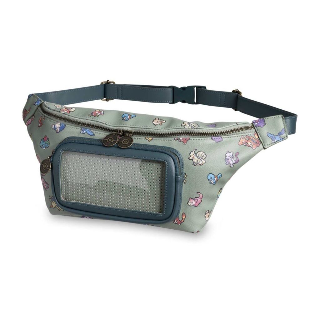 174ff554-3c7a-5295-aadb-8a132cebbf50-1024x1024-1.jpg Pokémon Pixel Pin Collector Waist Bag - Image 1