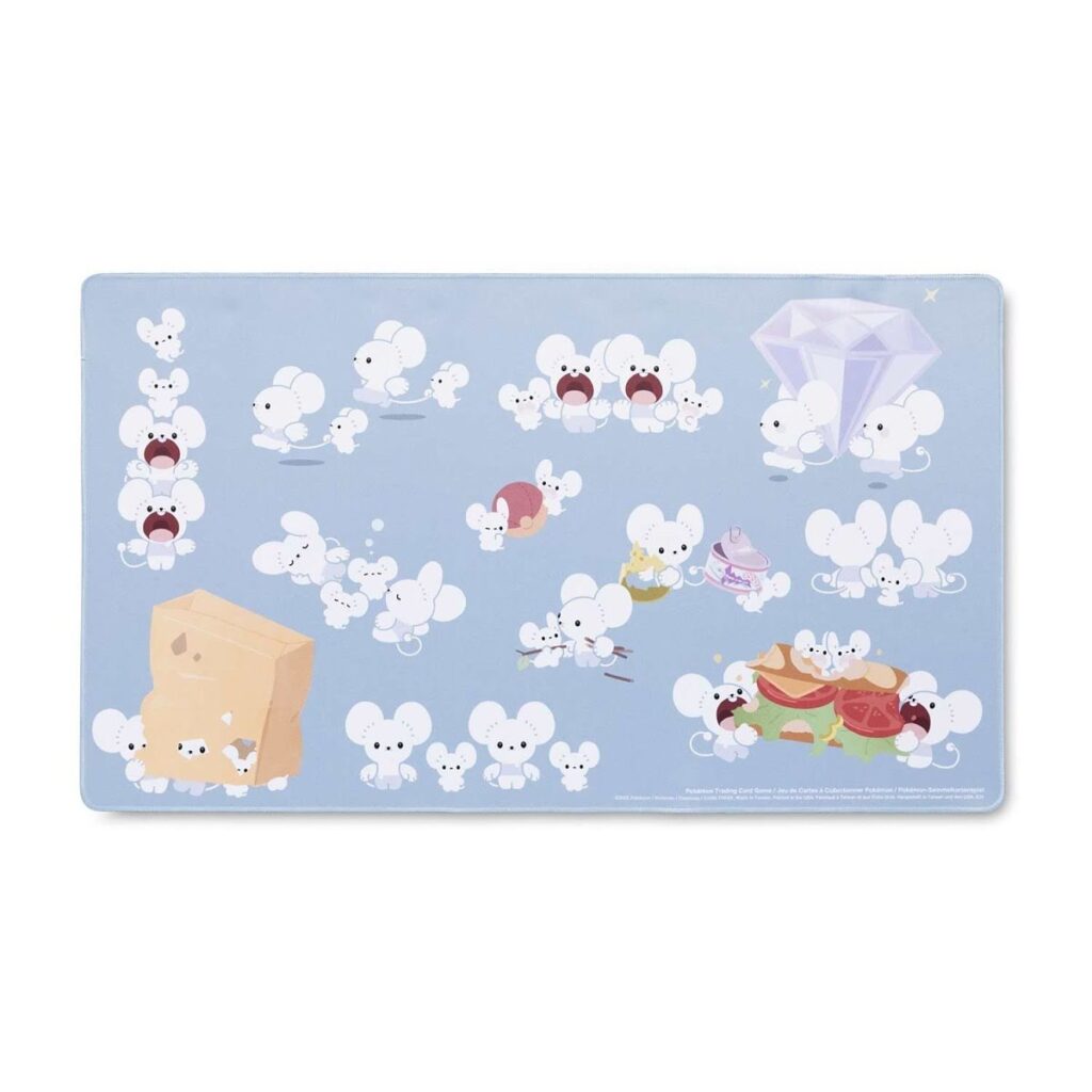 18ae384c-f80d-5d62-9a0a-23a846b9fb64-1024x1024-1.jpg Pokémon TCG: Tandemaus & Maushold Household Playmat - Image 1
