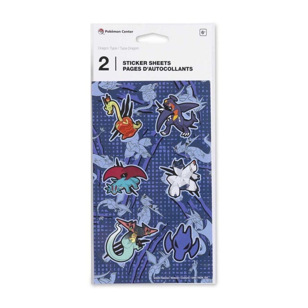 1b168e23-7392-5dcf-91c0-4f706b52cc81-1024x1024-1.jpg Dragon Type Pokémon Fundamentals Sticker Sheets (2-Pack) - Image 1