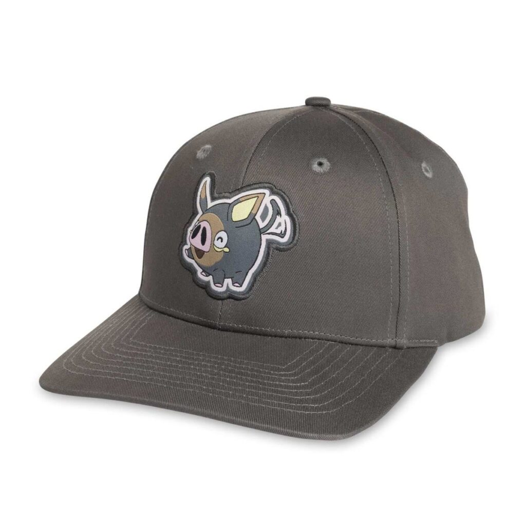 1e13178b-cfb6-52b7-a686-35ece51ef31c-1024x1024-1.jpg Lechonk Gray Curved-Brim Hat (One Size-Adult) - Image 1