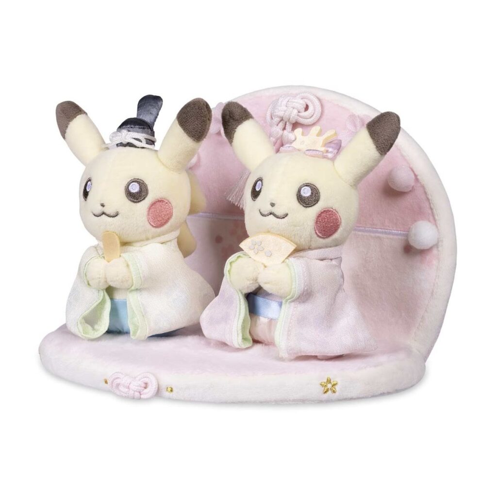 1e9559aa-acab-53b6-b50e-b4c9652514b8-1024x1024-1.jpg Princess Festival Paired Pikachu Plush – 8 ½ In. - Image 1