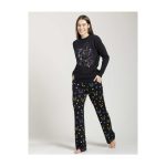 Pikachu & Yamper Electric Pals Black Sleep Pants – Women - Image 3