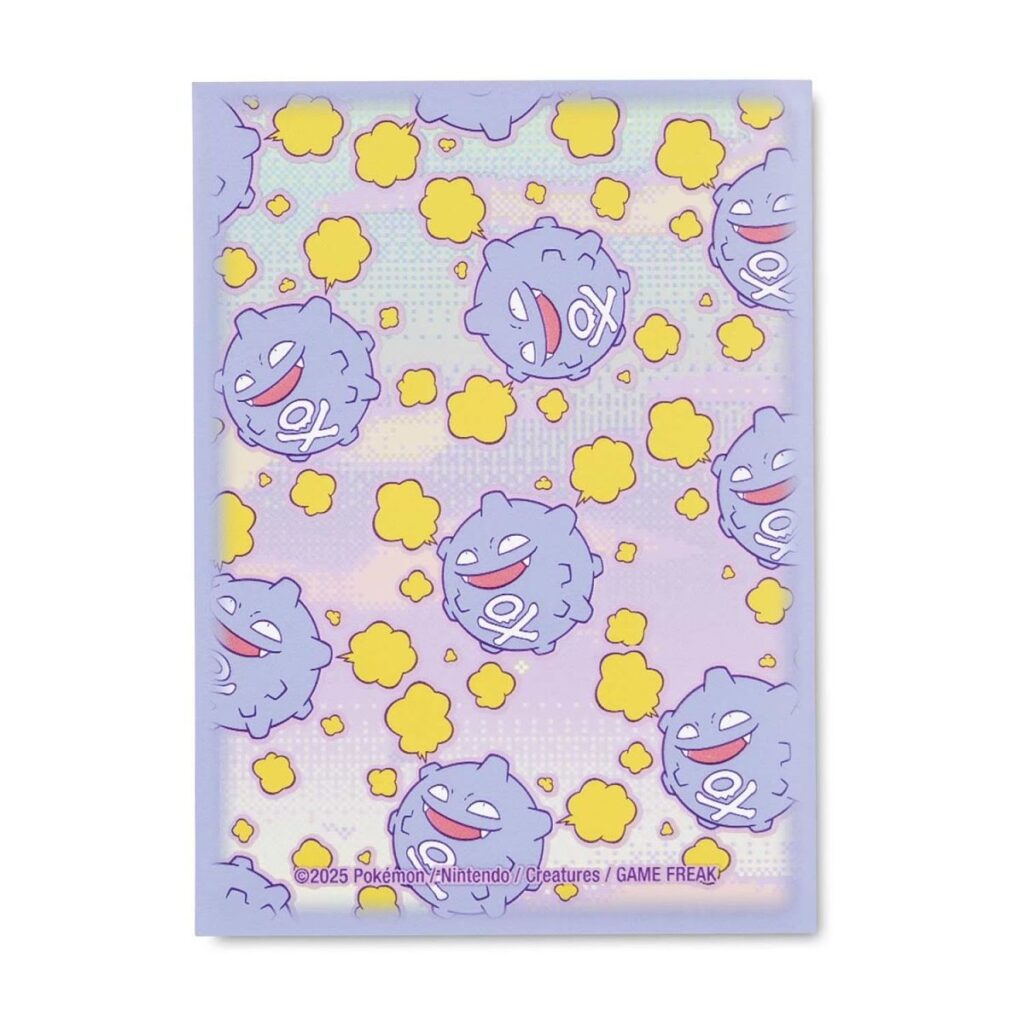 20f3a2ec-0512-55f8-a819-96c2089b3622-1024x1024-1.jpg Pokémon TCG: Koffing & Weezing Sunset Card Sleeves (65 Sleeves) - Image 1