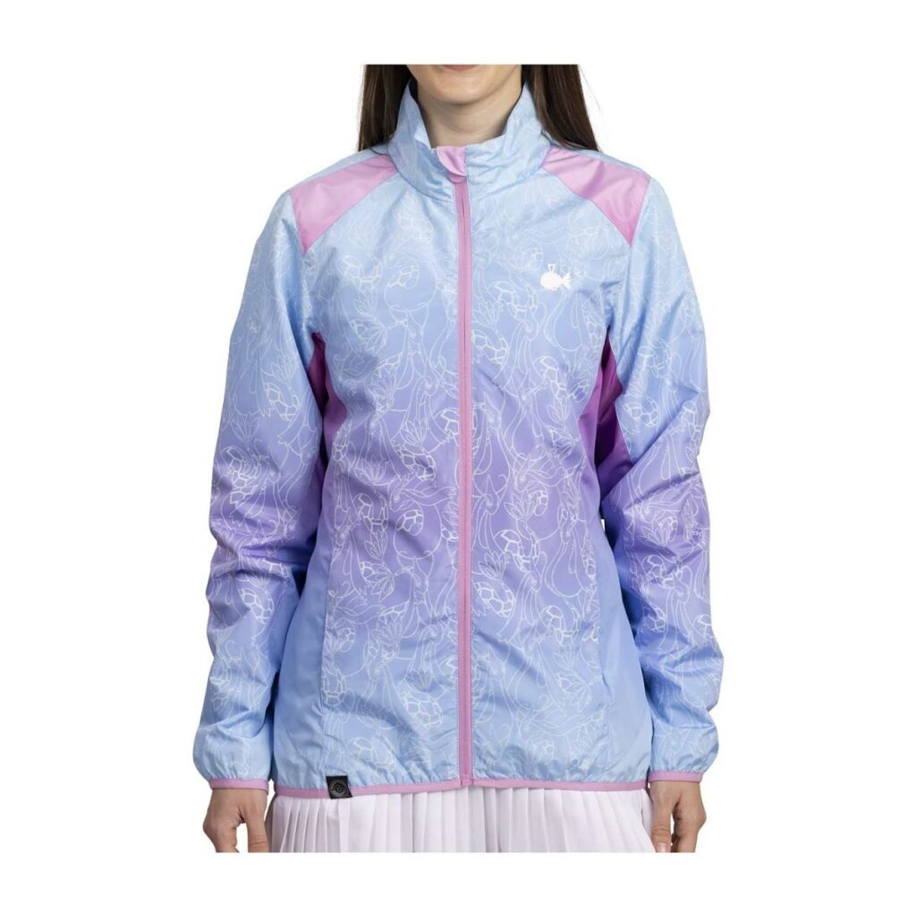 224aeaaa-2374-562e-83da-409544f4fee3-1024x1024-1.jpg Feebas & Milotic Pokémon Clubhouse Windbreaker Jacket – Women - Image 1
