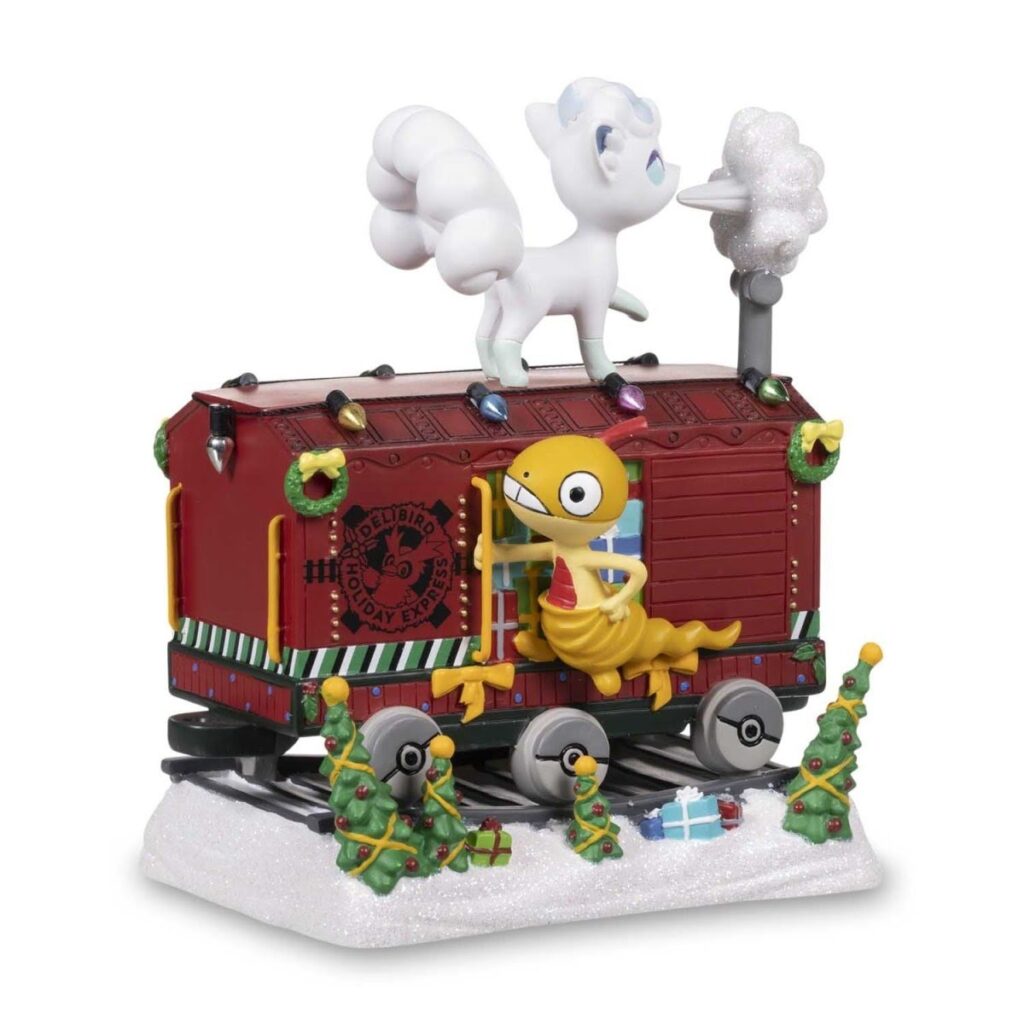 2292a0a6-e73e-5c9f-af6c-b339074d02f9-1024x1024-1.jpg Delibird Holiday Express Alolan Vulpix Boxcar Figure - Image 1