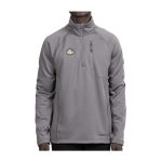 Outdoors with Pokémon Middle Fork Gray Quarter-Zip Fleece Pullover Sweatshirt by Outdoor Research – Men