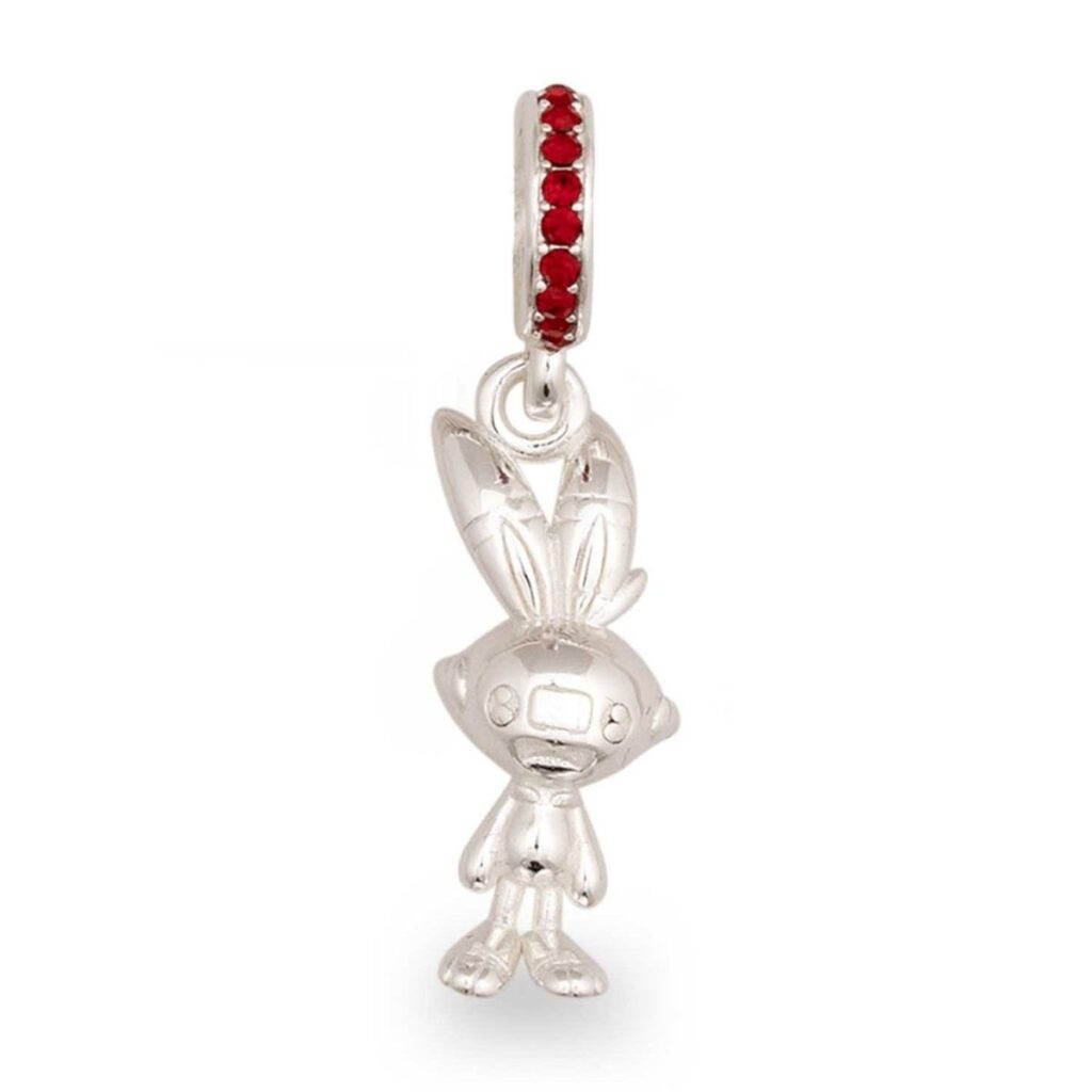 2bc72299-7f2e-503d-9eb9-32572594e589-1024x1024-1.jpg Pokémon Jewelry – Charms: Scorbunny Sterling Silver Dangle Charm - Image 1