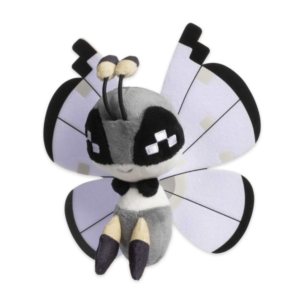 2e7bd51c-d64d-5304-9da1-0fb348d12368-1024x1024-1.jpg Vivillon (Icy Snow Pattern) Sitting Cuties Plush – 6 ½ In. - Image 1
