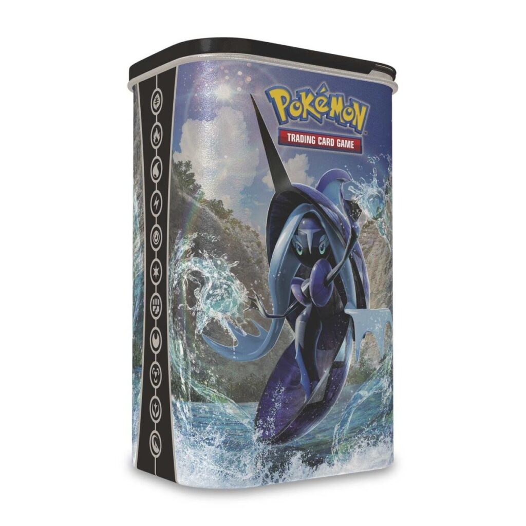 3743bbbd-f2ba-5d68-bd61-94e01828ea8c-1024x1024-1.jpg Pokémon TCG: Tapu Fini Deck Shield, 2 Booster Packs & 45 Energy Cards - Image 1