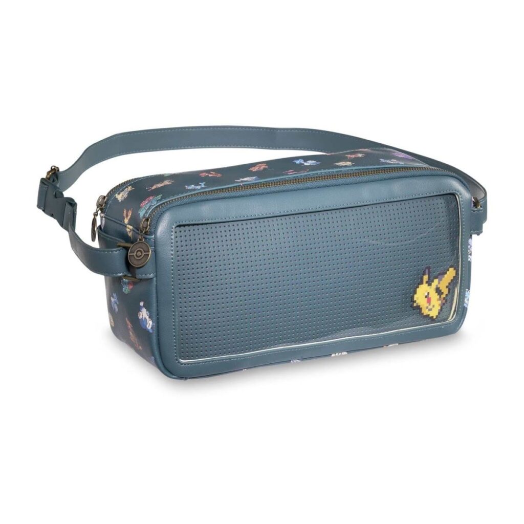 391a9903-f411-56f1-8a95-5c2767941ef9-1024x1024-1.jpg Pokémon Pixel Pin Collector Sling Bag - Image 1