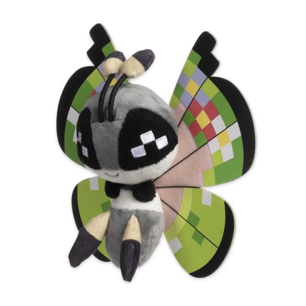 3d821b81-713a-5c5f-93cd-f1e61f2d5279-1024x1024-1.jpg Vivillon (Fancy Pattern) Sitting Cuties Plush – 6 ½ In. - Image 1