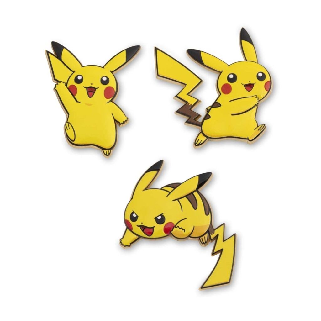 3fe936f8-e574-5b5c-bcab-2c07dd9e4355-1024x1024-1.jpg Pokémon Deluxe Pins: Pikachu Pin Box Set (3-Pack) - Image 1