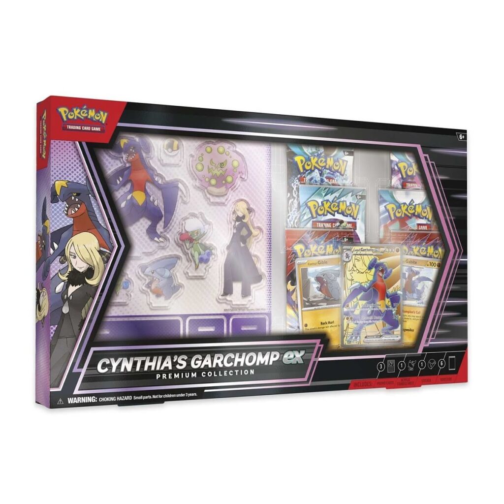 40fb8baf-d417-514e-9279-6875416988ad-1024x1024-1.jpg Pokémon TCG: Cynthia’s Garchomp ex Premium Collection - Image 1
