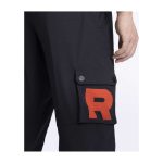 Team Rocket HQ Collection Black Relaxed Fit Utility Jogger Pants – Adult - Image 6