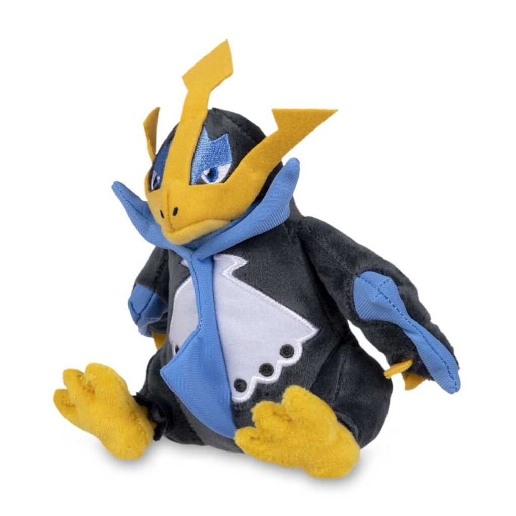 414e9637-4a69-5cb8-b746-ba33fa8575b9-1024x1024-1.jpg Empoleon Sitting Cuties Plush – 6 ¾ In. - Image 1