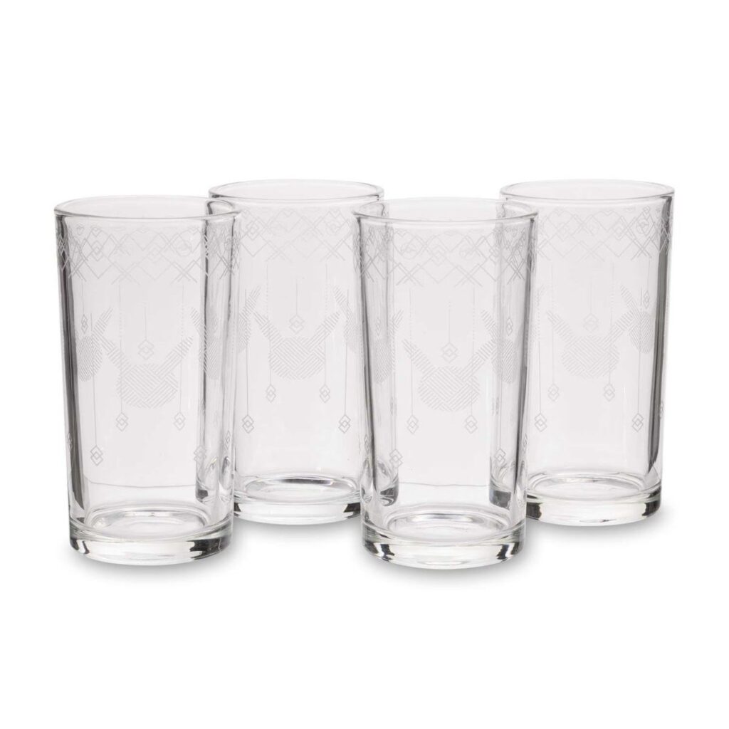 438ba1f8-de83-58ef-9470-9699cd921a15-1024x1024-1.jpg Pikachu Pokémon Winter Wonders 16 oz. Glass Tumblers (4-Pack) - Image 1