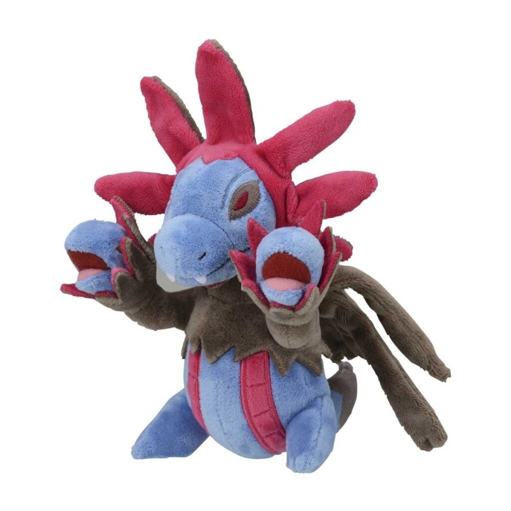 440e5459-3e89-593a-b20d-83109b0fb121-1024x1024-1.jpg Hydreigon Sitting Cuties Plush – 6 ¾ In. - Image 1
