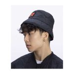 Team Rocket HQ Collection Black Quilted Bucket Hat (One Size-Adult) - Image 9
