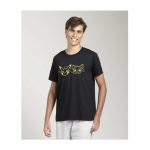 Pikachu & Yamper Electric Pals Black Relaxed Fit Crew Neck T-Shirt – Men - Image 4