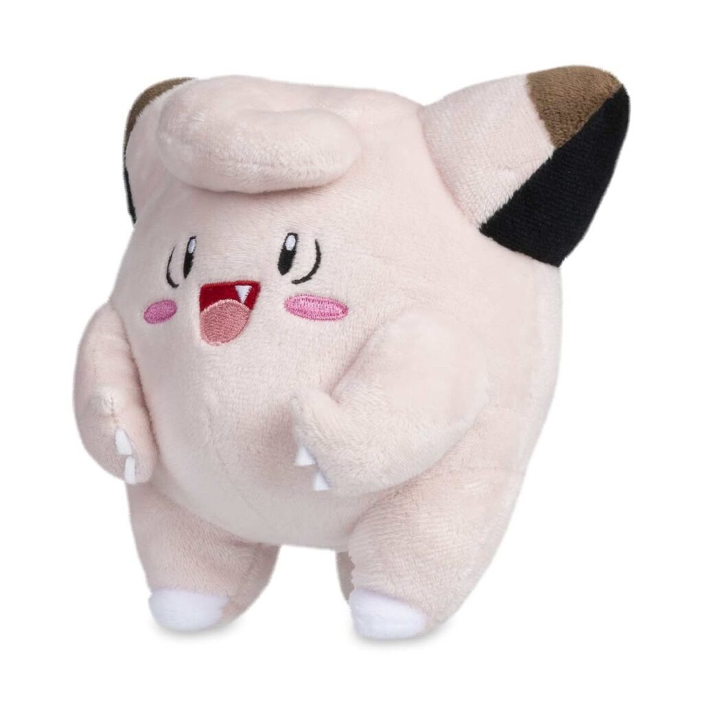 487cde46-43f4-52cd-b90a-b621fe27f58f-1024x1024-1.jpg Clefairy Poké Plush – 6 ½ In. - Image 1