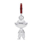 Pokémon Jewelry – Charms: Chimchar Sterling Silver Dangle Charm - Image 4