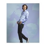 Charmander, Charmeleon & Charizard Pokémon Take Flight Blue Tie-Dye Zip-Up Hoodie – Adult - Image 3