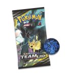 Pokémon TCG: Sun & Moon-Team Up 3 Booster Packs, Coin & Deoxys Promo Card - Image 2