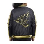 Zapdos Pokémon Jackets Black Insulated Snap-Down Jacket – Adult - Image 2