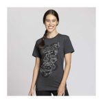 Pikachu, Shiinotic & Friends Pokémon Nature: Fall Black Relaxed Fit Crew Neck T-Shirt – Adult - Image 6