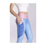 Sylveon Pink & Blue 7/8 Length Leggings – Adult - Image 6