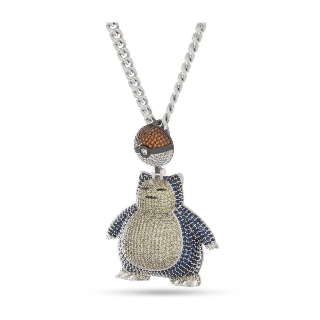 63fb4d2b-0fa7-5ced-873d-a4ca3adbcfb7-1024x1024-1.jpg Pokémon × King Ice: Snorlax Necklace - Image 1