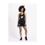 Pikachu Neon Pokémon Active Black, Green & Blue Performance Tank Top – Women - Image 4