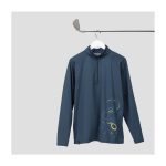Rayquaza Pokémon Clubhouse Quarter-Zip Pullover Sweatshirt – Men - Image 6