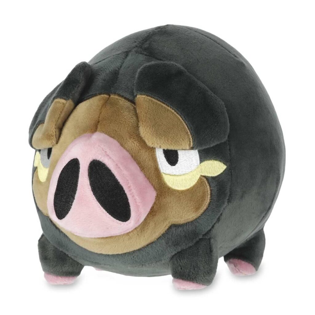 6c442fec-974c-5fb0-ba48-798719d9f00a-1024x1024-1.jpg Lechonk Poké Plush – 7 ¾ In. - Image 1