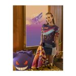 Eevee Evolutions: Flareon Crew Neck T-Shirt – Women - Image 4