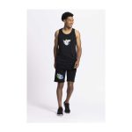 Pikachu Neon Pokémon Active Black, Green & Blue Performance Tank Top – Men - Image 3