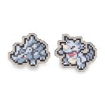 Rhyhorn & Rhydon Pokémon Pixel Pins (2-Pack)