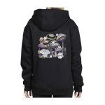 Mushroom Forest Pokémon Nature: Fall Charcoal Relaxed Fit Zip-Up Hoodie – Adult - Image 2