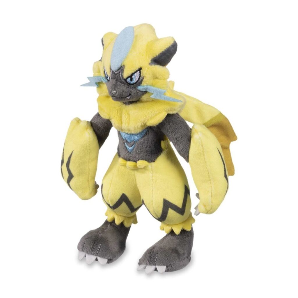 8839ac62-7fd2-5950-99a9-a712ed0759cb-1024x1024-1.jpg Zeraora Posable Poké Plush – 7 ½ In. - Image 1