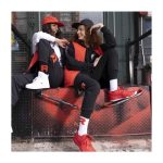 Team Rocket HQ Collection Black Fitted Fleece Jogger Pants – Women - Image 9