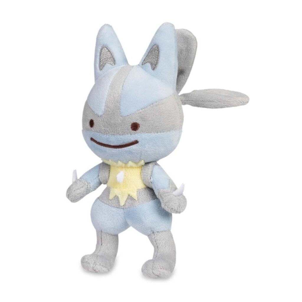 8a867c17-4743-56ab-bff6-31ba22d1ef2b-1024x1024-1.jpg Ditto As Lucario Plush – 8 ¼ In. - Image 1