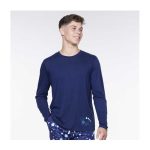 Pikachu Blue Relaxed Fit Crew Neck Long-Sleeve T-Shirt – Men - Image 4
